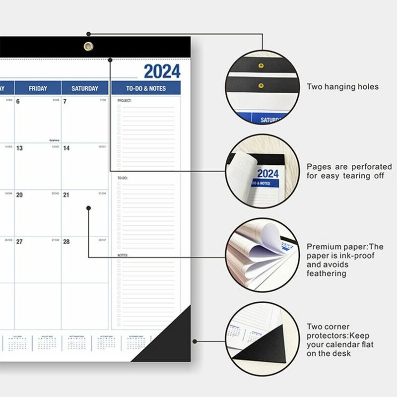 18 mesi 2024-2025 pianificazione e organizzazione del calendario pianificatore annuale pianificatore 17x22 pollici programma giornaliero Home Office