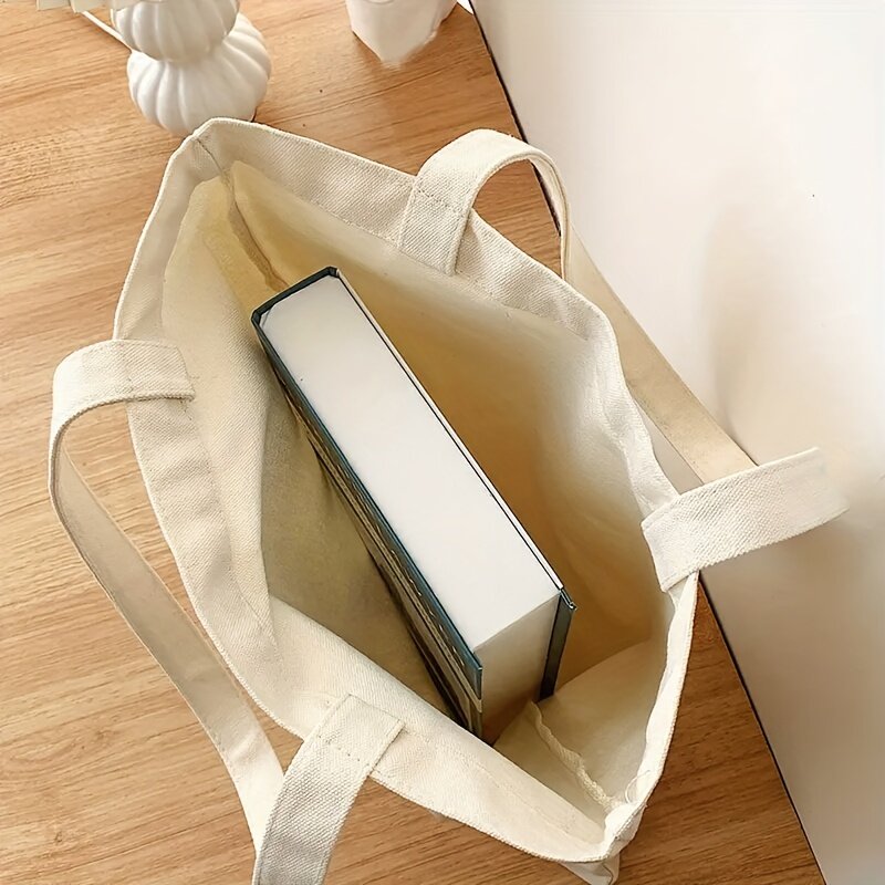 Christ Patterned Large Capacity Canvas Shoulder Bag, Foldable and Environmentally Friendly Handbag, Reusable Shoulder Bag