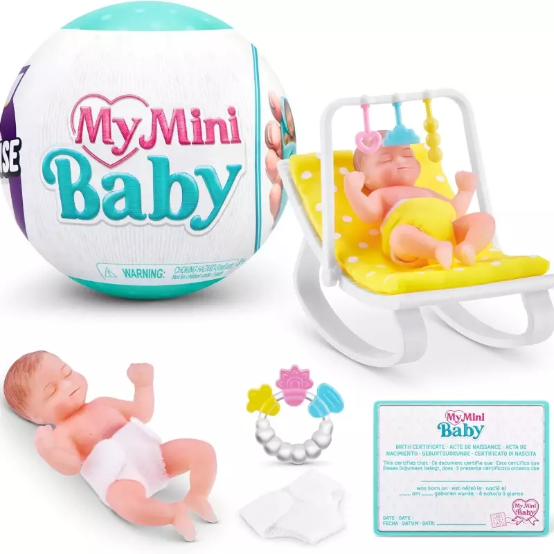 Seria niespodzianek ZURU 5 moja Mini moda niemowlęca akcesoria dla lalek dziewczyny bawią się zabawki domowe prezenty świąteczne dla dzieci