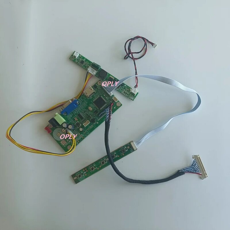 Kit de placa controladora VGA compatível com HDMI, painel de LED, LM215WF3-SLC1, LM215WF3-SLC2, LM230WF3-SLE1, 1920 × 1080, 58C