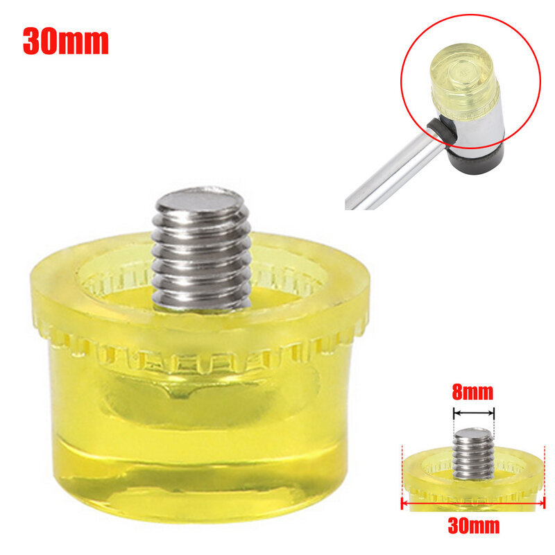 Hammer Head Swift Replacement Rubber Hammer Head Boost Efficiency During Car Dent Repair Yellow and in 4 Sizes