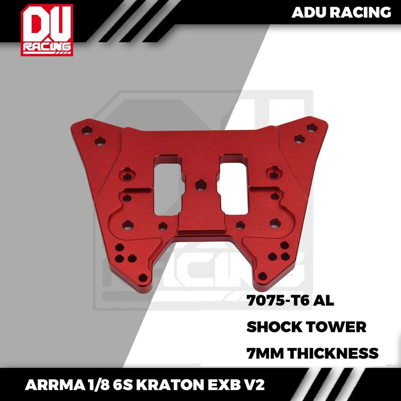 ADU Racing REAR SHOCK TOWER CNC 7075-T6, алюминий для ARRMA 6s KRATON EXB V2