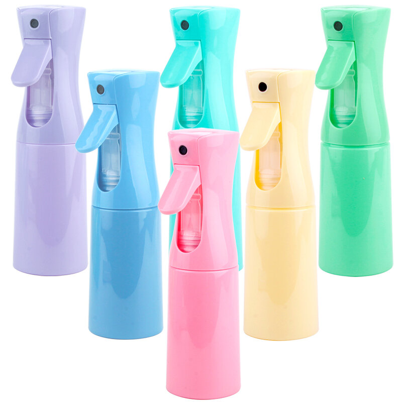 200/300ML Hairdressing Spray Bottle Stylist Hair Refillable Bottles Plastic Sprayer High Continuous Pressure Water Spray Bottle