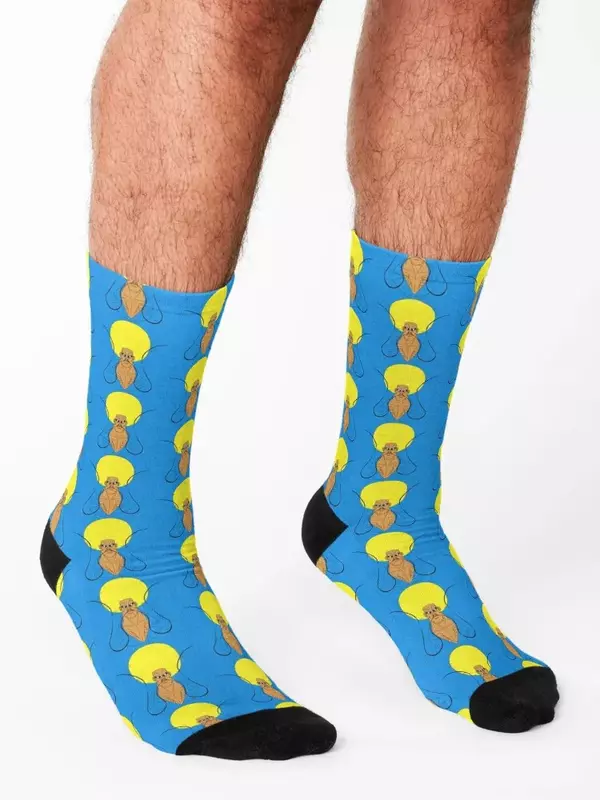 Bobo-Calcetines de color con estampado para hombre y niña, medias de diseñador