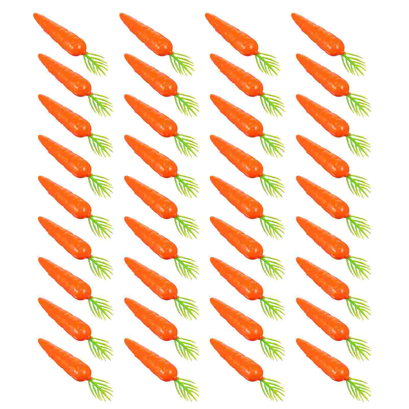 40 шт. микро-ландшафтный пирог аксессуары для виллы детская морковка искусственные овощи Пена Реалистичная Морковка
