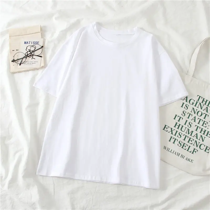 Harajuku Fashion Women T-Shirt Cartoon Summer Printed Oversized T-shirts Short Sleeve Tops Y2K Kawaii Female Tee Shirt
