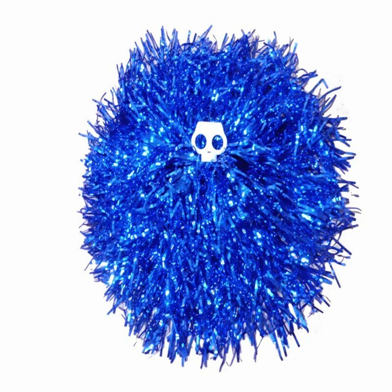 Metallic Color Cheerleader Pompon, Cheerleading Pom Poms, Sports Match, Vocal Dance, Party Supplies Factory, 50g, 1Pc