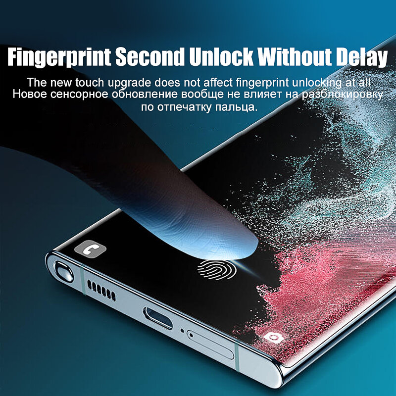 Película de hidrogel HD para For Samsung, Protector de pantalla transparente para teléfono Samsung S24, S23, S22, S21, S20 Ultra Plus Fe 4G, A54, A53, A34, 5G, 1-4 piezas