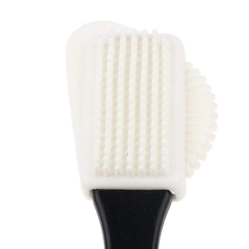 Spazzola in gomma per scarpe nabuk in pelle scamosciata detergente per stivali pulizia della polvere delle macchie