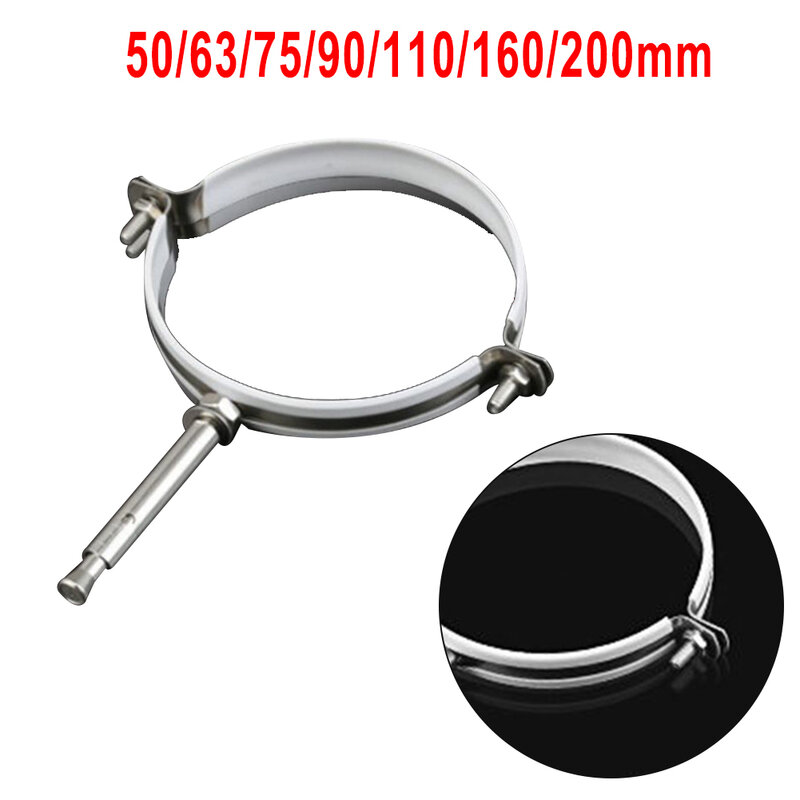 Stainless Steel Pull The Squib Card Tube Card Drain Pipe Clamp 1.4404 (ASTM 316/ 316L) Hoop Clamp Pipe Clamp Fixing