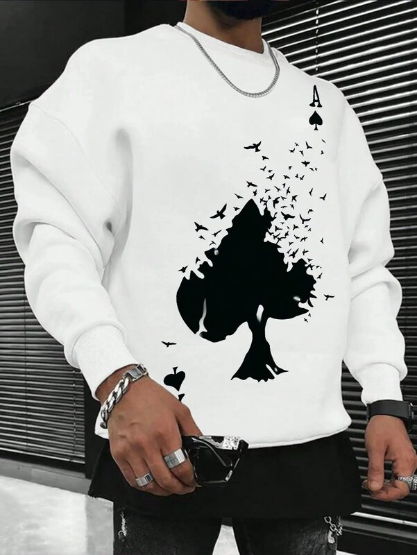Свитшот мужской с рисунком по мотивам дрифтинга, удобные креативные пуловеры в стиле хип-хоп, флисовая Повседневная Уличная одежда для мужчин