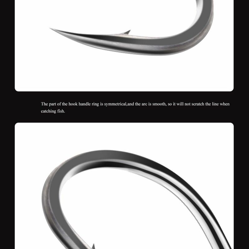 100pcs/Box Carp Barbed hook Fishing Hooks Barbed Pinpoint Claw Hooks High Carbon Stainless Steel  Fish Hooks