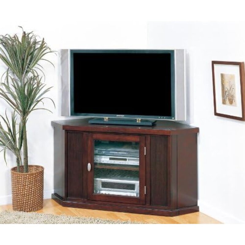 Riley Holliday Corner 50-calowe telewizory, 46 w. W x 20 W. D x 25 w. H, brązowy brąz