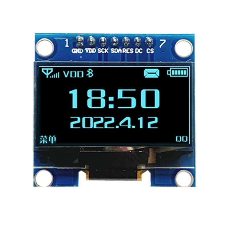 1.3*64 128 inch 7 pin SPI/I2C SSH1116 OLED LCD Display Module for Arduino AVR PIC STM32