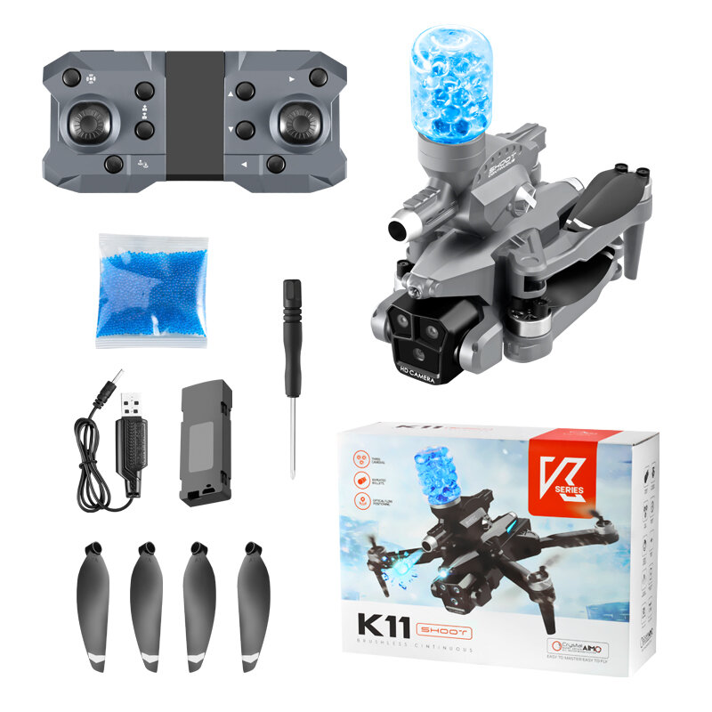 K11Max Drone pode transportar versões de munição, brinquedos quadcopter dobráveis, 3 câmeras para fotografia aérea de alta definição, 8K