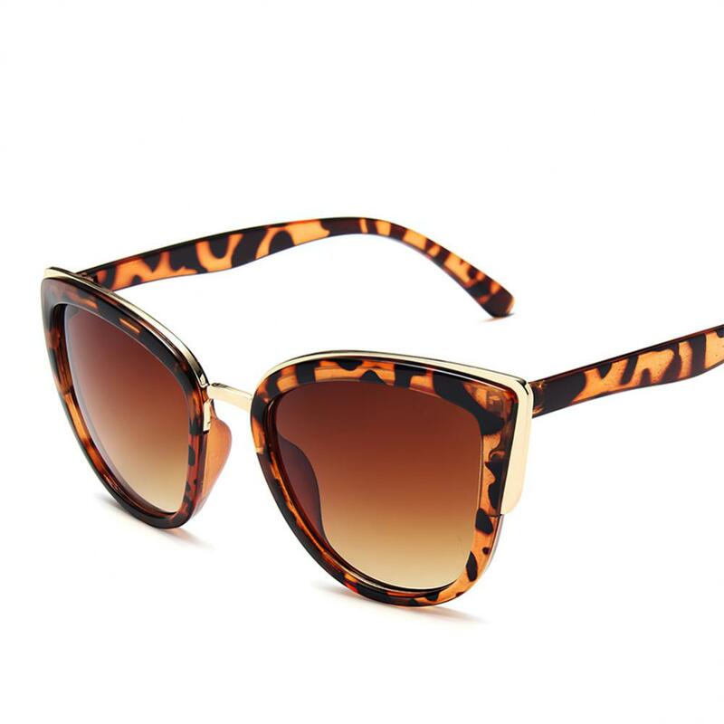 Lunettes de soleil dégradées avec verres transparents, lunettes de soleil œil de chat, lunettes de protection UV, créateur de marque, UV400, 1 à 10 pièces