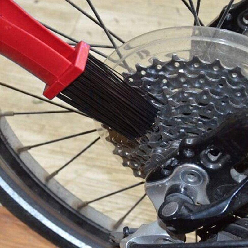 Cepillo limpiador de cadena para motocicleta, herramienta de limpieza de engranajes de bicicleta