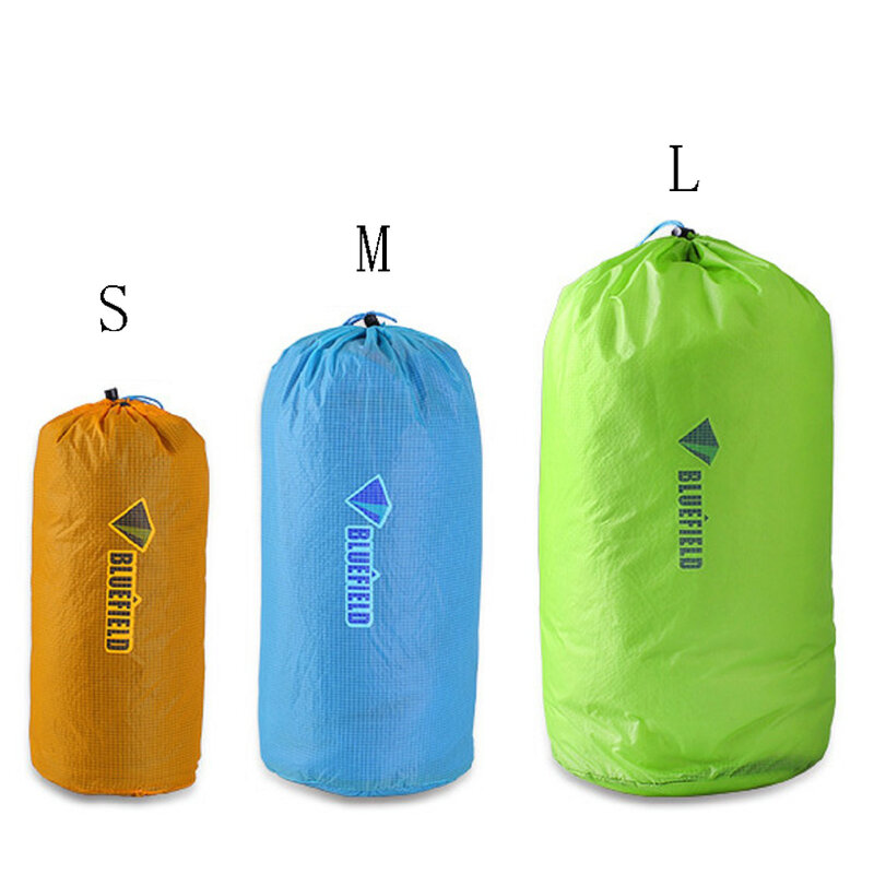 Bolsas de almacenamiento impermeables, bolsa de cordón de nailon, bolsa de viaje, bolsa seca portátil para exteriores, pesca, Rafting, natación