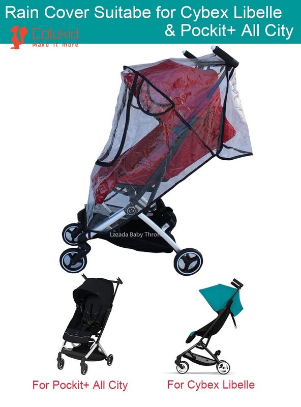 COLU KID®Дождевик для детской коляски, аксессуары, дождевик, водонепроницаемый чехол для Cybex Libelle и GB Pockit + для всей городской коляски