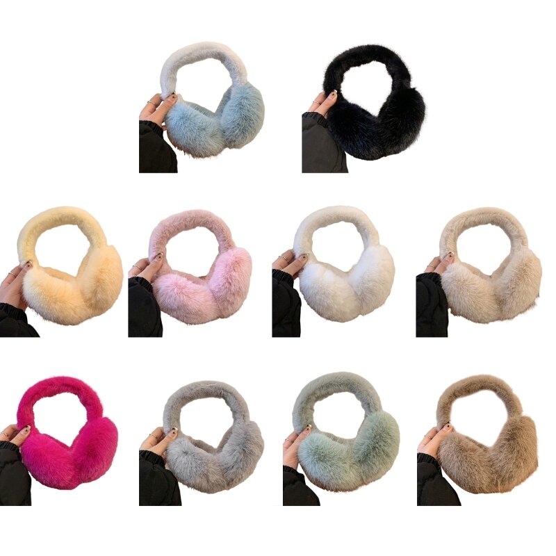 Winter-Ohrenschützer für Männer und Frauen, verstellbare Plüsch-Ohrenwärmer für Skifahren Freien, faltbare Ohrenschützer,