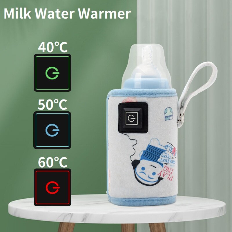 USB подогреватель молока и воды, дорожная коляска, изолированная сумка, обогреватель, безопасные детские принадлежности для зимнего питания на открытом воздухе
