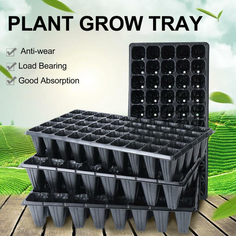 200 células caixa de criação sun block planta crescer bandeja plantando pote jardinagem berçário pote drenagem de água respirável planta seedlingbandejas