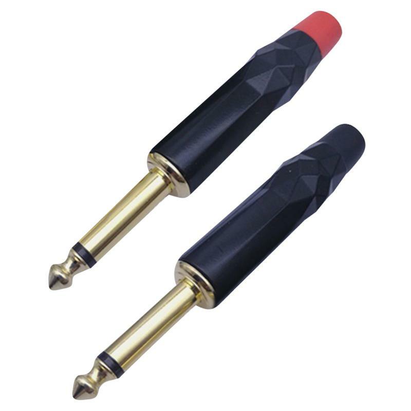 Microphone Adapter Jack Adapter Audio Plugs 6.5 Mm Audio Plugs Gold Plated Microphone Aux Converter For Headphone Amplifier