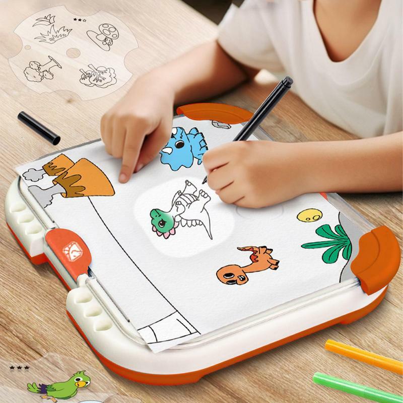 Проектор для рисования детский, проектор космический для детей с ракетным кораблем, игрушки для детей, проектор для рисования