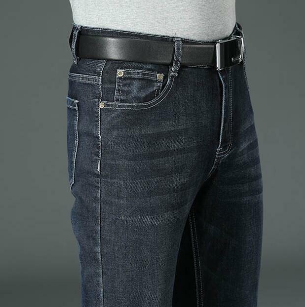 Jeansy Retro popularne w latach 1980., Slim Fit szerokie spodnie dżinsowe nogawek, dżinsy z prostymi nogawkami