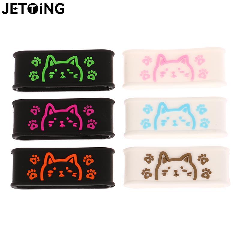 1Pc Cartoon Cute Tennis Racket Handles's Silicone Anti-Slip Ring Sweat-Absorbent Grip Fixed Tennis Overgrips Rubber Ring