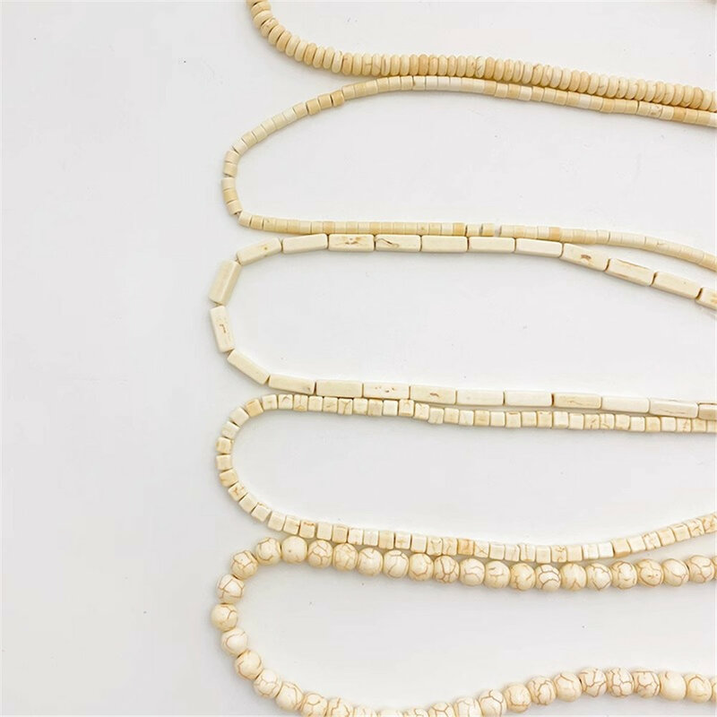 Nachahmung weiß türkis Seestern Liebe runde Perlen Trennwand lose Perlen handgemachte DIY Armbänder Halsketten Schmuck Materialien