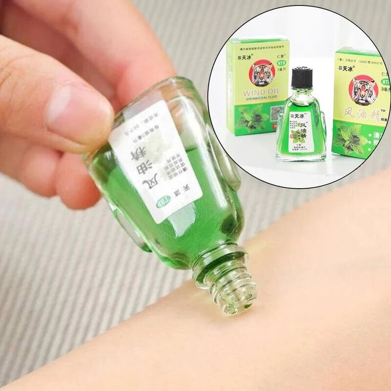 15g Cooling Oil Fengyoujing Refreshing Oil For Headache Mosquito Repellent Natural Medicinal For Dizziness Rheumatism Pain Pain
