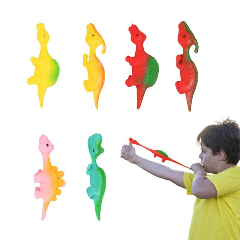 Catapulta Launch Dinosaur Fun Tricky Chick Practice Chicken Elastic Flying Finger Sticky DecompressionToy