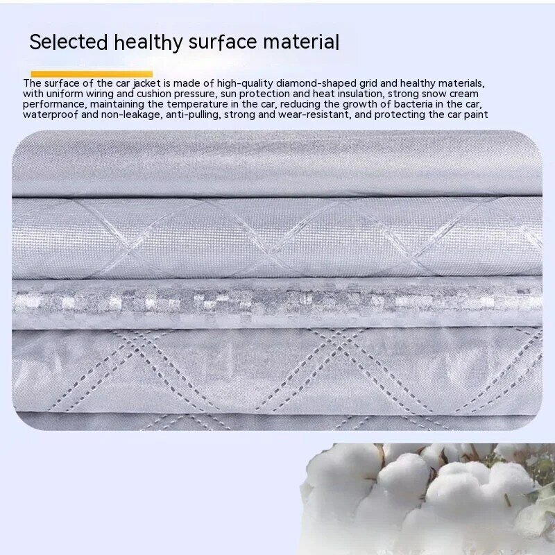 For isuzu mu-x Outdoor Cotton Thickened Awning For Car Anti Hail Protection Snow Covers Sunshade Waterproof Dustproof