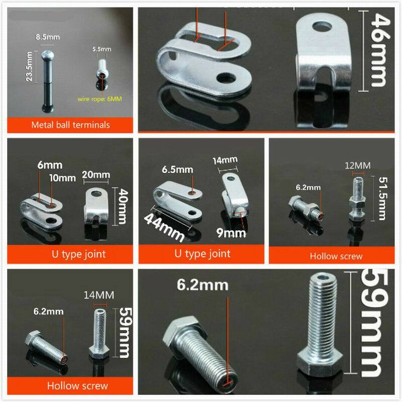Gym Steel Wire Joints Fitness Equipment Accessories Anaerobic Practice Metal Limitation Ball Hollow Screw Terminal