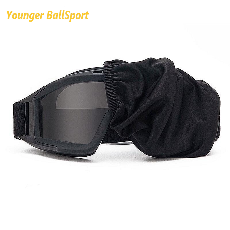 Novo tático airsoft paintball óculos de proteção à prova vento anti nevoeiro cs forças especiais se encaixa para tactical capacete tiro