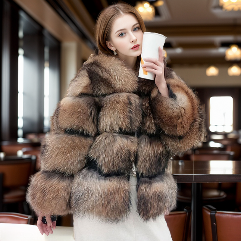 2024 nuovo stile vera pelliccia cappotto 100% naturale maomaokong giacca di pelliccia femminile inverno caldo in pelle di volpe cappotto di pelliccia gilet di pelliccia spedizione gratuita
