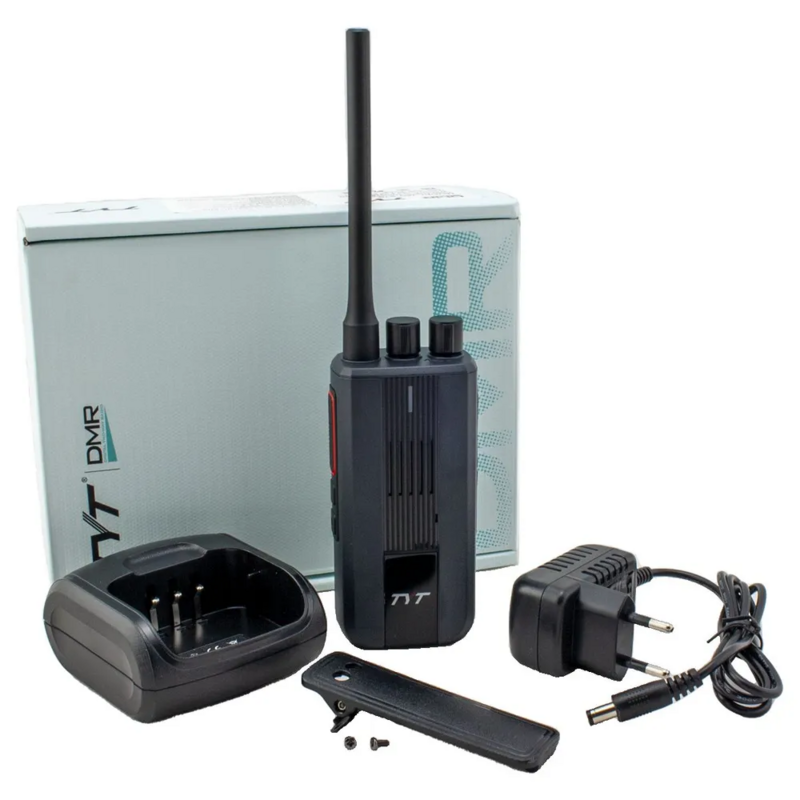 TYT walkie-talkie MD-619 AES256 MD619 facile da parlare riduzione del rumore crittografata a lunga distanza batteria di tipo c palmare digitale