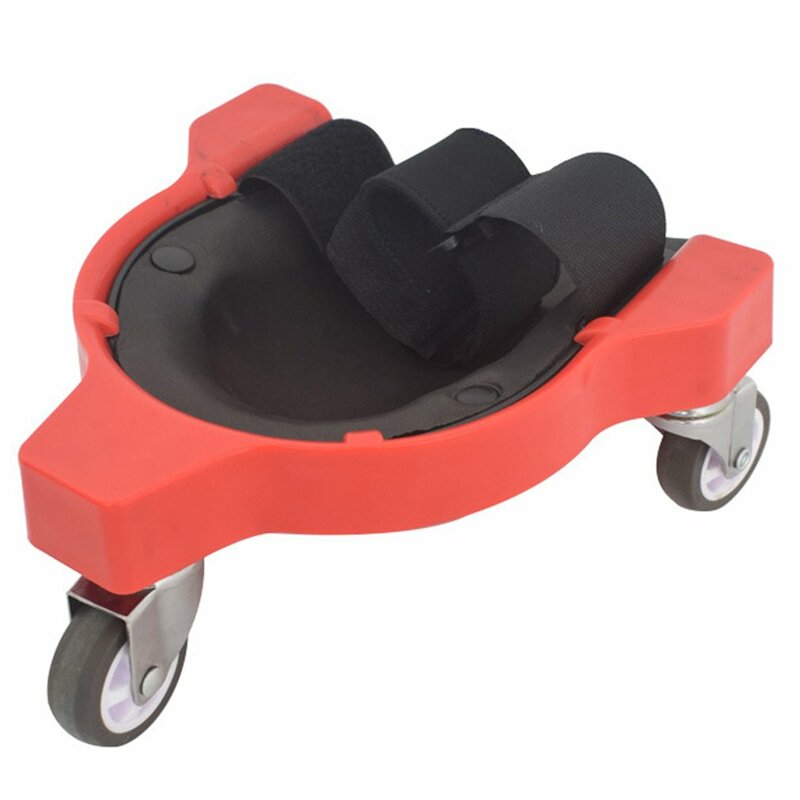 1/2 pezzi di protezione del ginocchio rotante con ruota integrata in schiuma imbottita piattaforma di posa ginocchiera universale per ruote