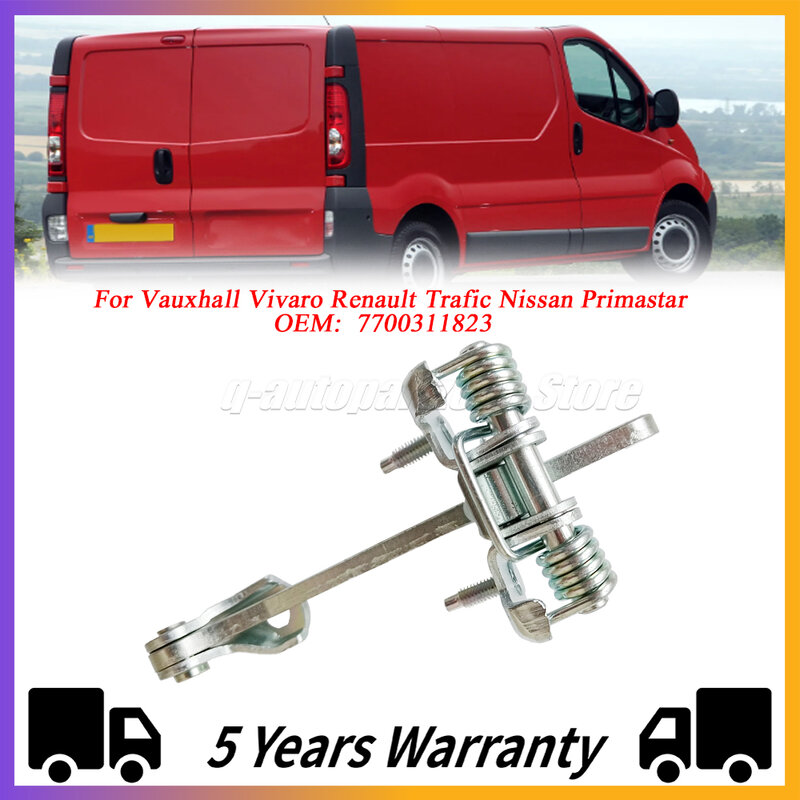 Dla Vauxhall Vivaro Renault Trafic Nissan Primastar 7700311823 ramię kontroli drzwi samochodu ogranicznik paska ogranicznik przedni lewego prawego