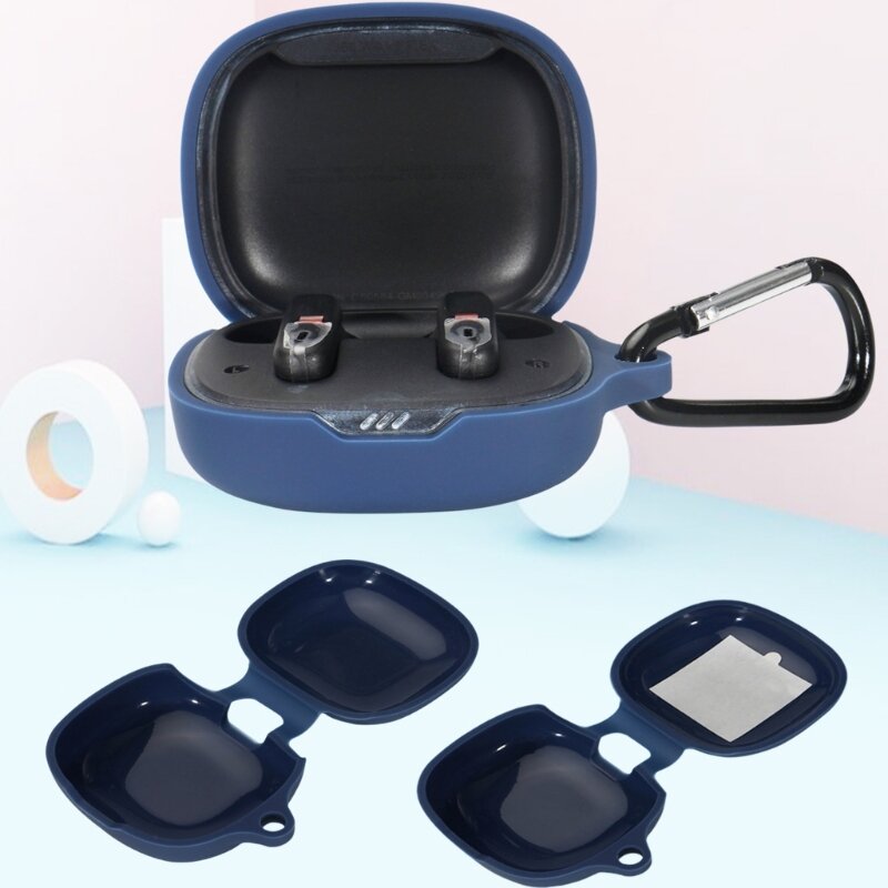 Compatible for JBL Wave Flex Headphone Cover-Shockproof Anti-scratch Protective Sleeve Washable Housing Dustproof Shells