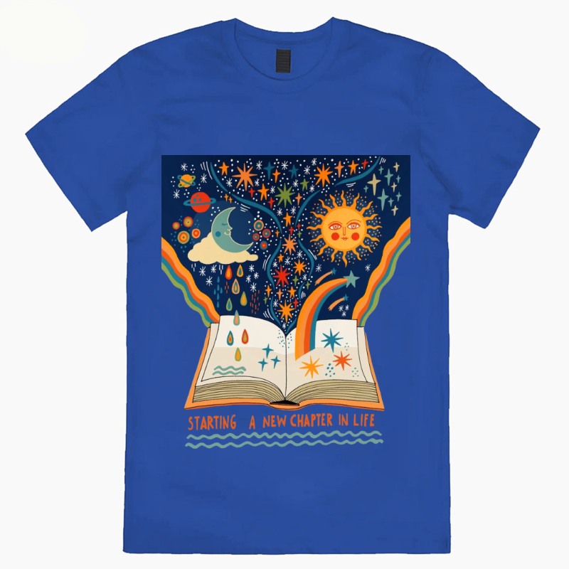 Camiseta de manga corta con estampado creativo para mujer, ropa cómoda con cuello redondo, Y2k, verano, 2024