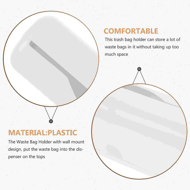 Plastiktüten halter Wand halterung Mülls ack Spender Rollen halter Küche Einkaufs tüten Lagerung