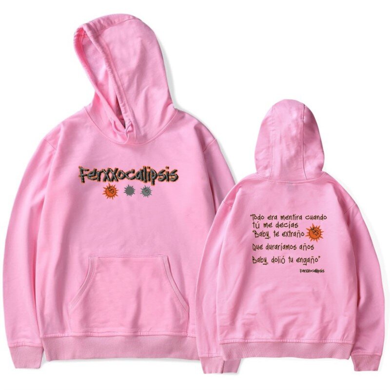 Feid Ferxxocalipsis Hoodies Merchandise Voor Heren/Dames Unisex Casuals Rapper Mode Sweatshirt Met Lange Mouwen Streetwear Met Capuchon