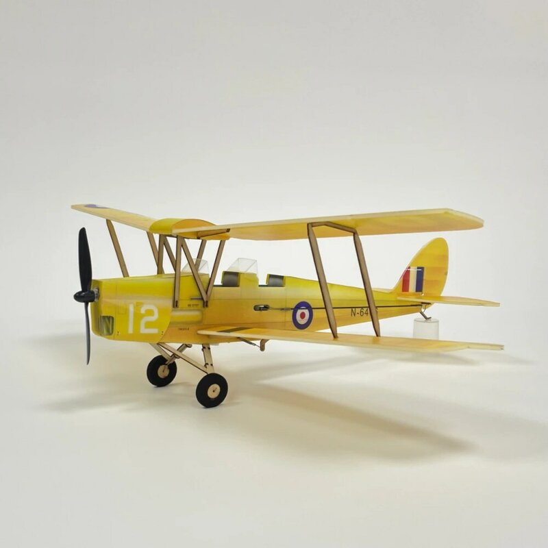 MinimumRC-Avión de radiocontrol Tigermoth para niños, Avión de radiocontrol de 4 canales, envergadura de 360mm, para exteriores, regalo