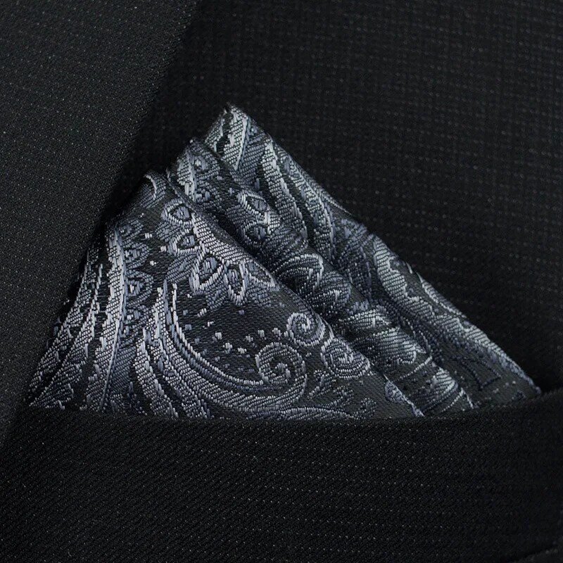Pañuelo cuadrado de bolsillo para traje de negocios, accesorios de Cachemira de colores sólidos, pañuelo Vintage para el pecho, 25x25cm, novedad