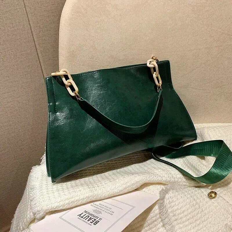 2023 New Design Handbags Women Shoulder Bag Soft Synthetic Leather Crossbody Large Capacity Fashion Female
