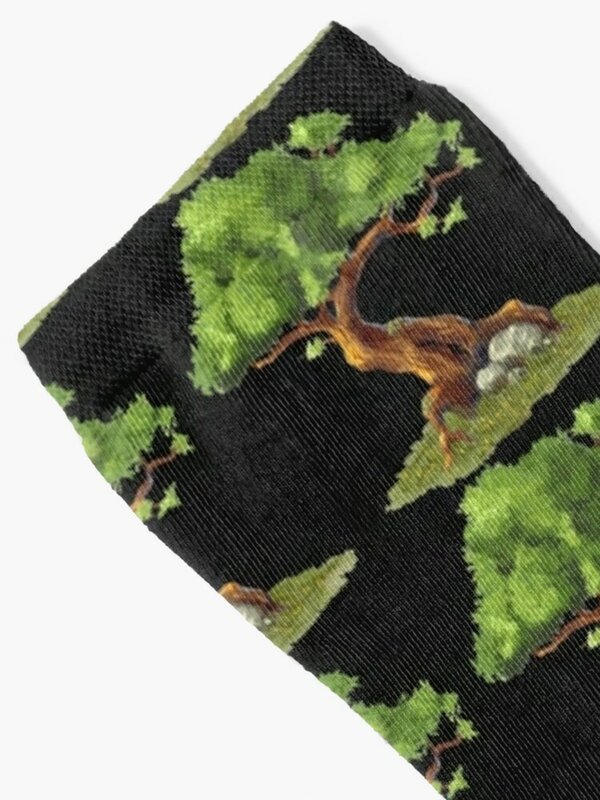 Бонсай дерево-японская культура и Дерево Искусство Влюбленные носки счастливые носки для женщин