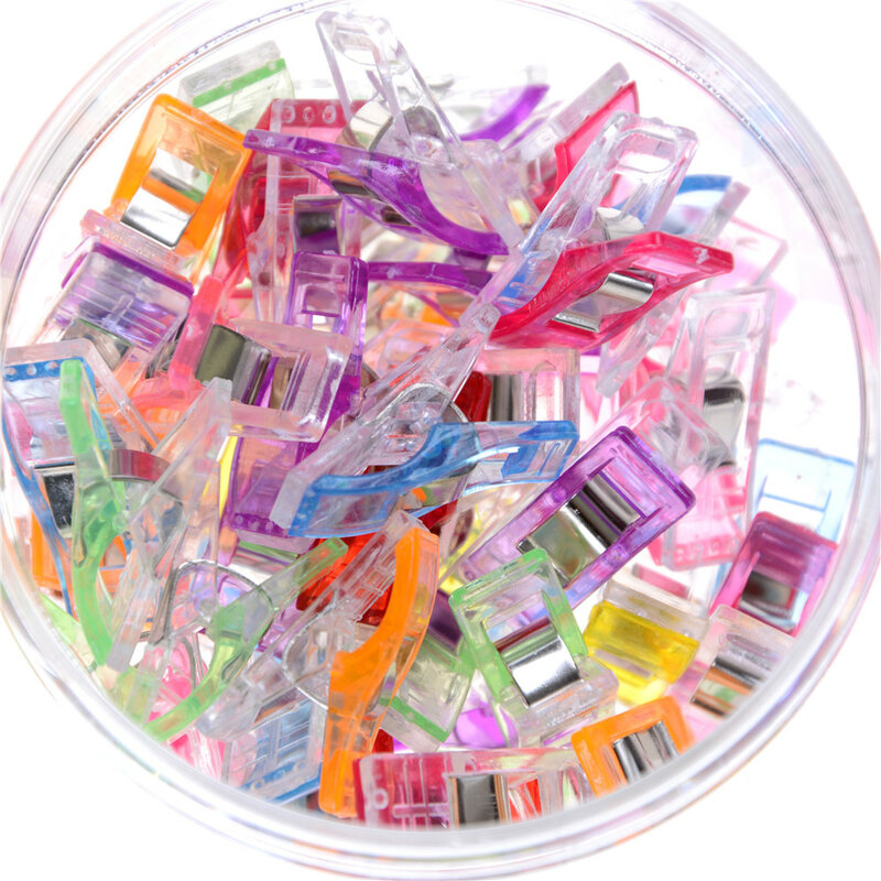 50pcsbottle 다채로운 원더 클립 퀼트 클립 재봉 클립 퀼팅 용품