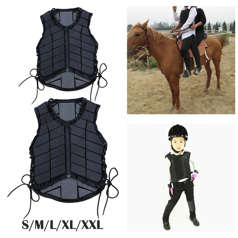 Equitazione, equipaggiamento protettivo per il corpo equestre gilet corpo equestre per Unisex